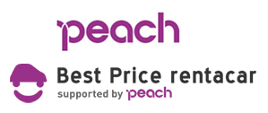 peach Best Price rentacar supported by peach